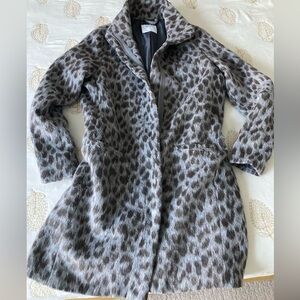 Old Navy XS Leopard Print Winter Coat